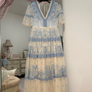 Needle & Thread Midsummer Lace Gown